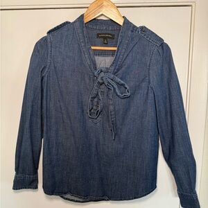 Women's Banana Republic Blue Denim Top